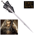 Epée Glamdring de Gandalf avec plaque