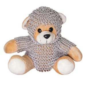 Ours peluche en cotte de maille